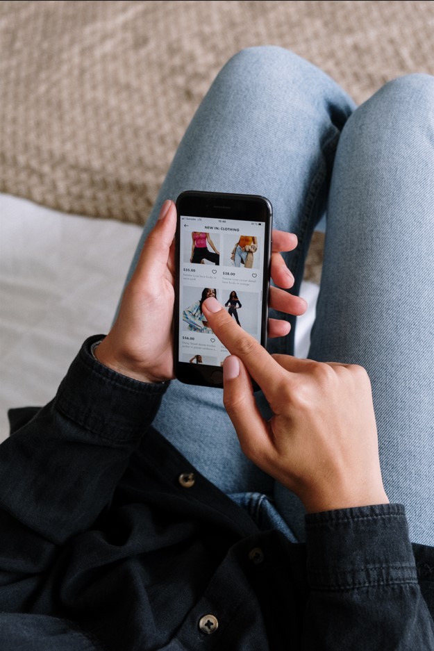 Site marchand sur portable